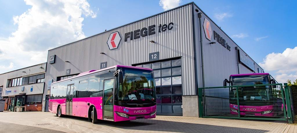 Fiege in Greven rüstet Busse für Schienenersatzverkehr um