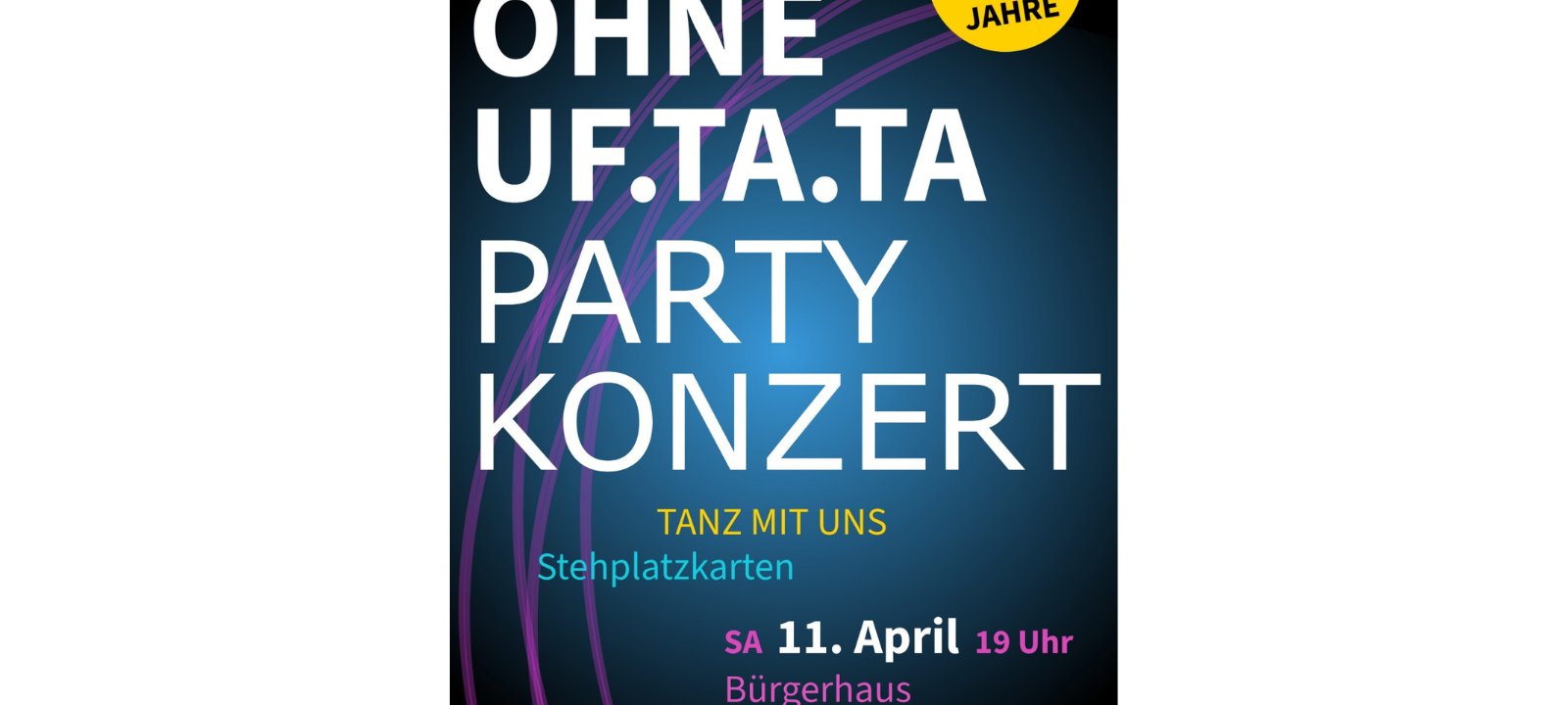 Das Blasorchester lädt zur großen Geburtstagsfeier.