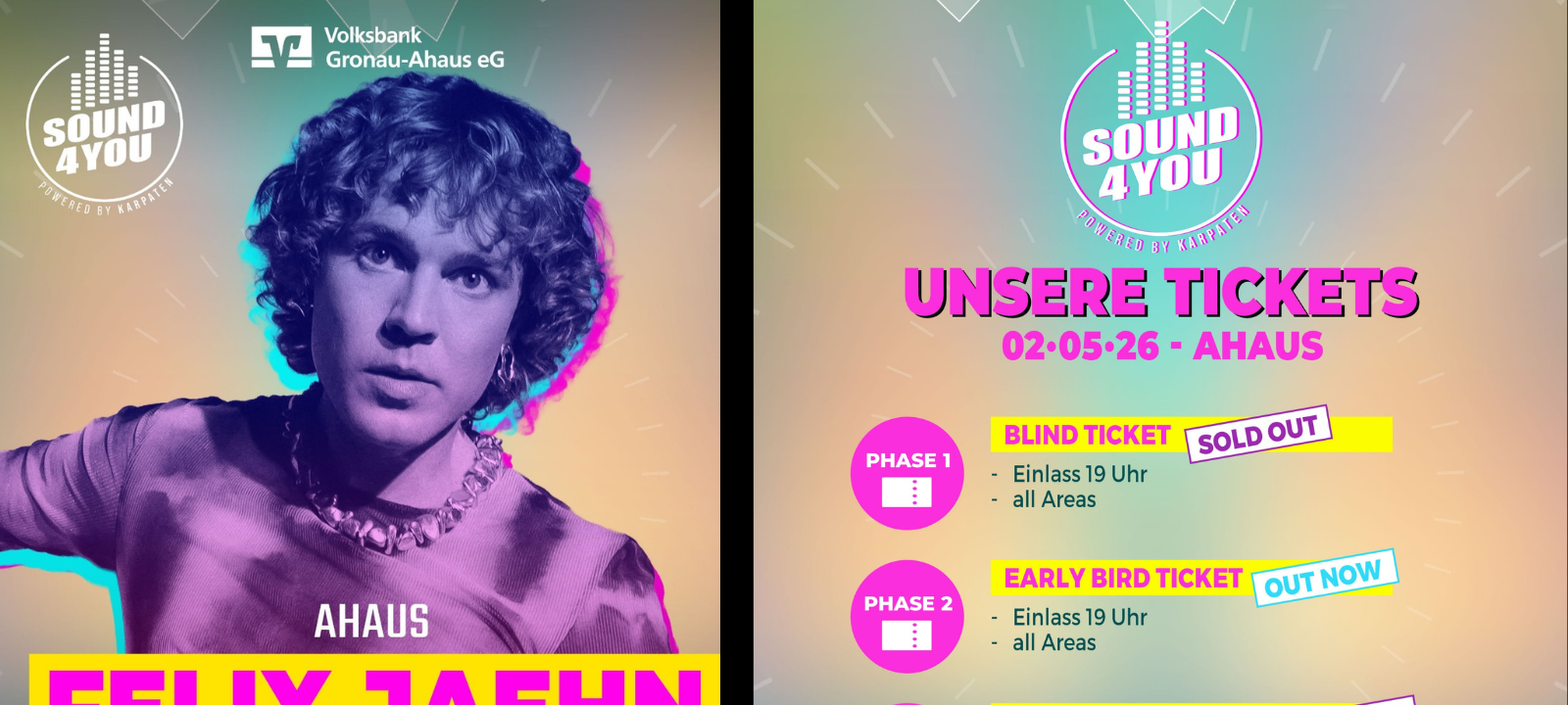 Felix Jaehn live in Ahaus erleben